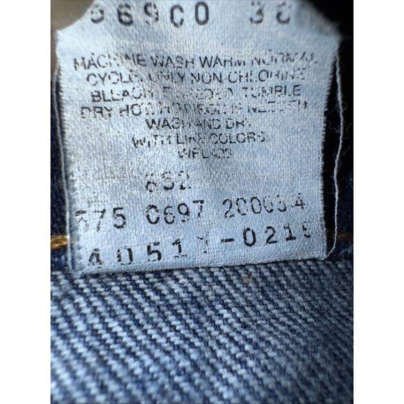 Vintage Levis 517 Jeans Mens 40x28 Blue Denim Orange Tab Made In USA June 1997 - Picture 6 of 7